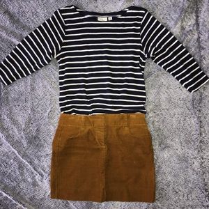 J crew corduroy skirt
